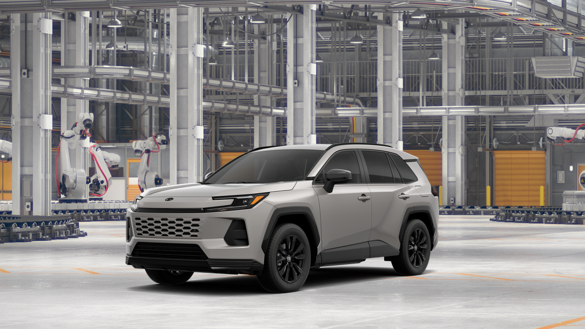 2026 Toyota RAV4 SE in Meteor Shower — front three-quarter view