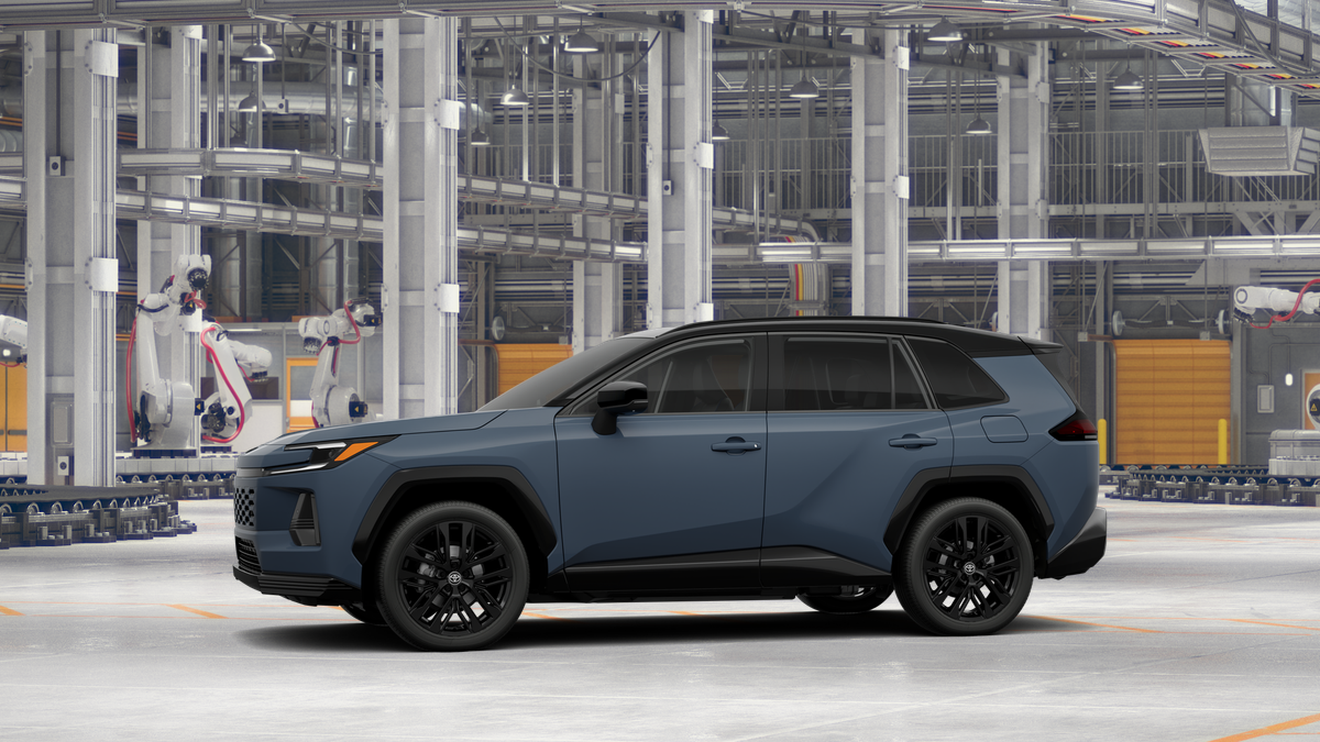 2026 Toyota RAV4 — rear three-quarter view