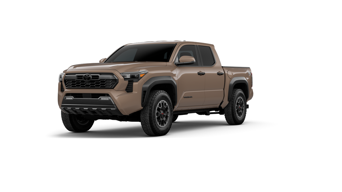 2026 Toyota Tacoma TRD Off-Road in Mudbath — front three-quarter view