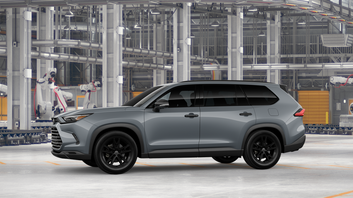 2026 Toyota Grand Highlander Hybrid — rear three-quarter view