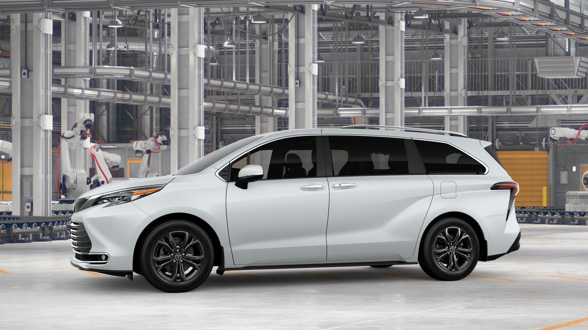 2026 Toyota Sienna — rear three-quarter view