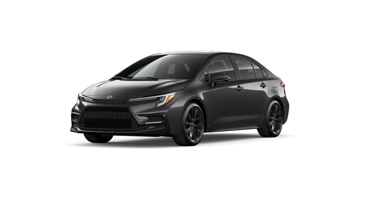 2026 Toyota Corolla SE in Underground With Midnight Black Metallic Roof — front three-quarter view