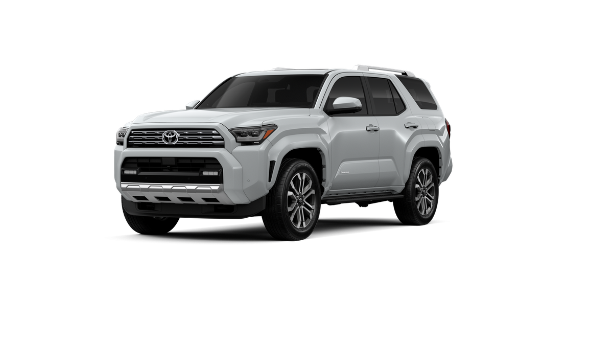 2026 Toyota 4Runner Limited in Wind Chill Pearl — front three-quarter view
