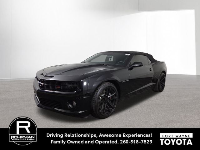 2011 Chevrolet Camaro SS 2SS in Black — front three-quarter view