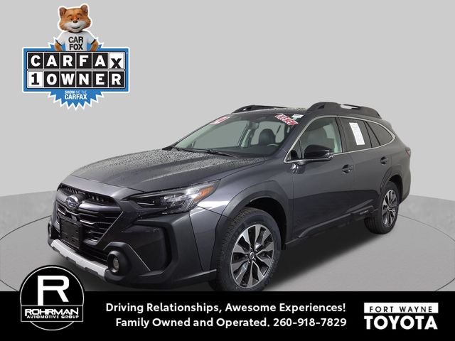 2024 Subaru Outback Limited XT in Magnetite Gray Metallic — front three-quarter view