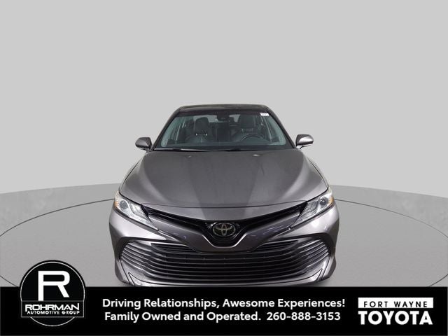 2020 Toyota Camry — rear three-quarter view