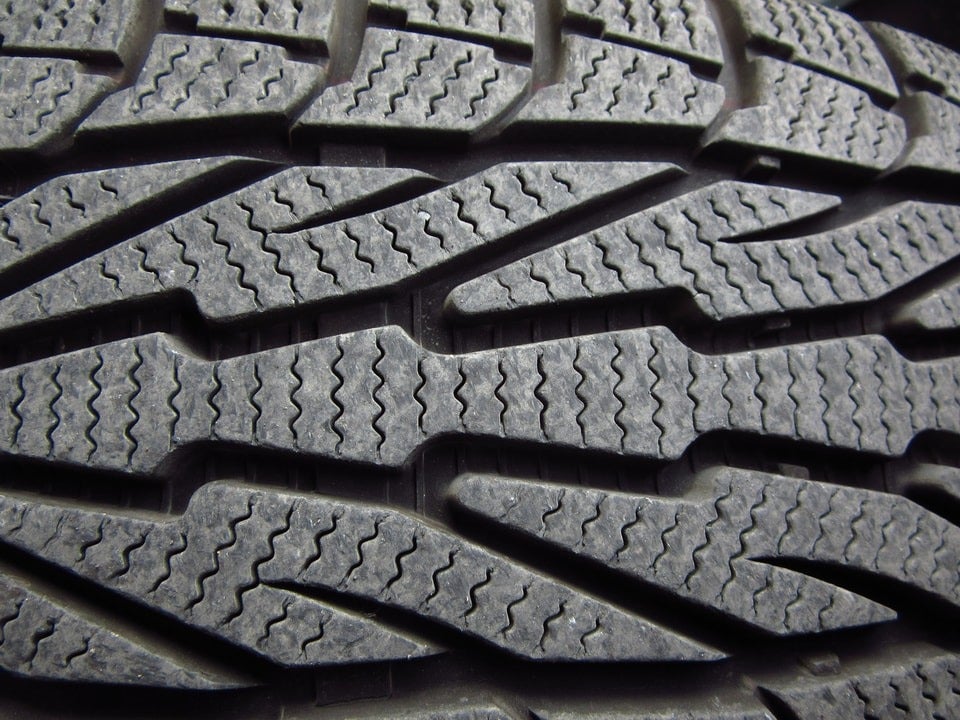 image of a closeup tire